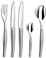 Couverts JET au design brillant, Ménagère d'exception, 30 pièces Naty Shop Kitchen