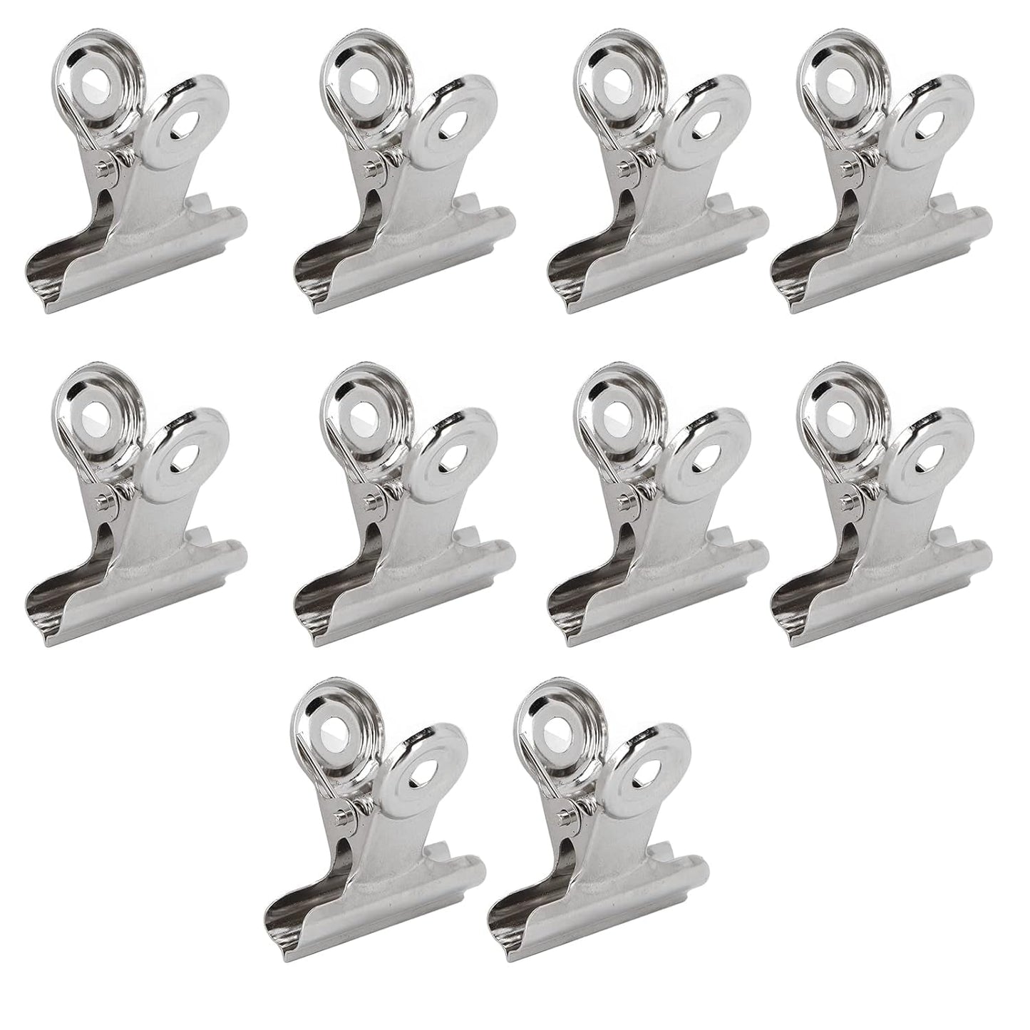 10 pièces pinces à ongles pince en métal pince d'extension d'ongle outil d'art d'ongle fixateur de fibre de verre accessoires d'art d'ongle équipement pratique Durable maison bricolage Salon
