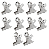 10 pièces pinces à ongles pince en métal pince d'extension d'ongle outil d'art d'ongle fixateur de fibre de verre accessoires d'art d'ongle équipement pratique Durable maison bricolage Salon
