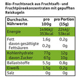 FRECHE FREUNDE Gelées de Fruits Bio, Sucettes Pomme, Framboise et Riz, Snack Sucré Fruité pour Enfants, Sans Gluten, Végétalien, Paquet de 20 (20 x 30g)