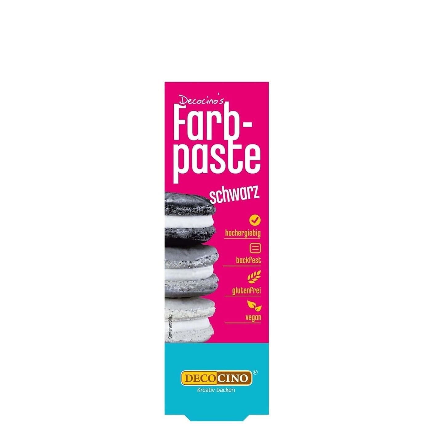 Pâte colorante rose DECOCINO - 20 g - Colorant alimentaire, idéal pour colorer gâteaux, fondants et crèmes - Sans acides gras azoïques ni gluten