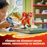 LEGO NINJAGO Kai's Fire Mech Action Figure Jouet pour enfants avec figurine Ninja rouge personnalisable Set 4 figurines dont Kai et Zane Cadeau pour garçons et filles de 7 ans 71808 Jeux de construction Beuche den LEGO-Store