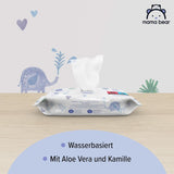 Naty Shop Mama Bear Sensitive Lingettes pour bébé non parfumées