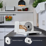 Ritter Markant 05 Trancheuse à pain électrique pliante multifonctionnelle avec moteur écologique Fabriqué en Allemagne Déchiqueteuses et trancheuses Naty Shop