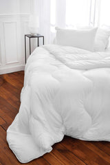 Toison D'Or Couette Naturelle Silkydor, Satin de Coton 380, 240 X 280 cm, Blanc Naty Shop Couettes et Couettes Queen Blanc (norme britannique)