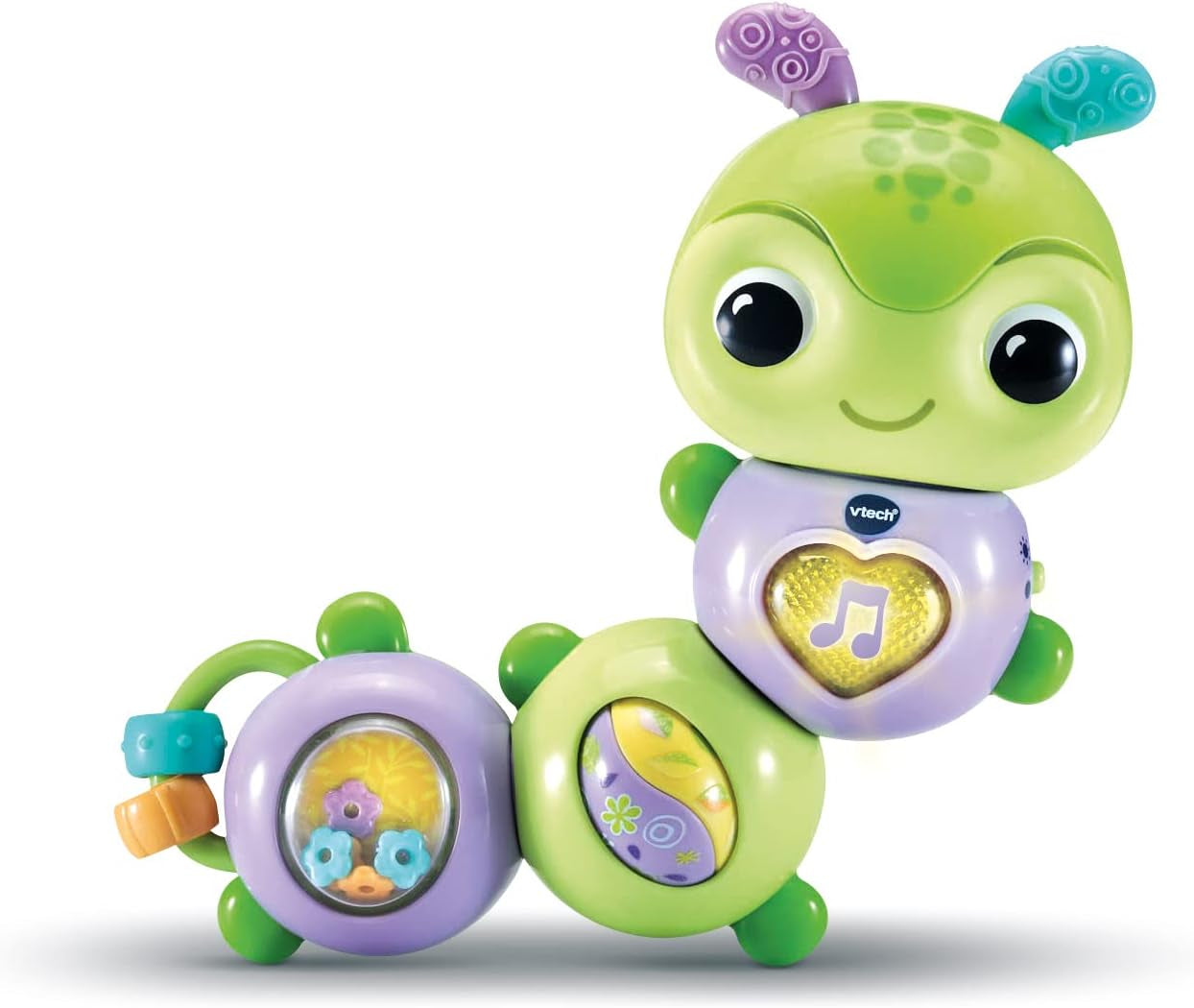 VTech Baby Spinning Fun Caterpillar - Cloche interactive et jouet de motricité parlant et chantant - Pour 6-24 mois Jouets pour bébé Naty Shop Titre par défaut