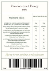 Cassis bio non sucré - Groseilles séchées Baies fruitées - idéales pour la pâtisserie Groseilles Framboises Thé Cassis Cassis Noirs séchés Produits déshydratés Naty Shop