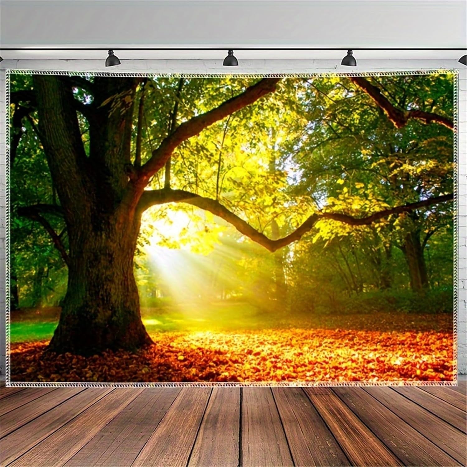 Tapis tapisserie forêt toile arbre soleil ciel Accueil - Accessoires et Décorations Naty Shop