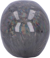 Crâne Résille Argent Holographique Ornement Crâne Résille Holographique Argent Argent 16,5 cm Statuettes et Sculptures Naty Shop