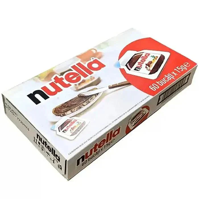 Nutella, crème de cacao et noisettes, glaçages 15 g et décor Naty Shop Set 60 x 15 grammes