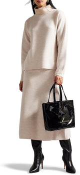 Ted Baker Nikicon Vinyl Bow Shopper Sacs Femme Naty Shop
