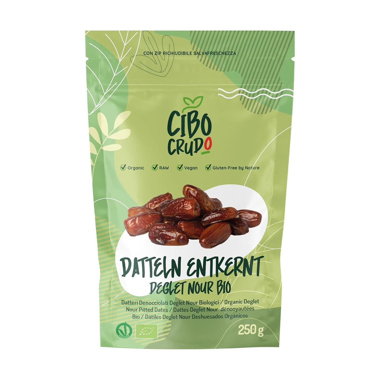 Dattes sans pépins Deglet Nour Bio - 500g. Dattes séchées Deglet Nour naturelles et biologiques. Dattes séchées. Produits déshydratés Naty Shop 250G Datte Deglet