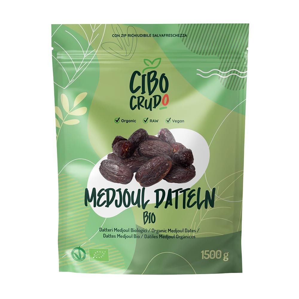 Dattes sans pépins Deglet Nour Bio - 500g. Dattes séchées Deglet Nour naturelles et biologiques. Dattes séchées. Produits déshydratés Naty Shop Dattes Medjool 1,5 kg