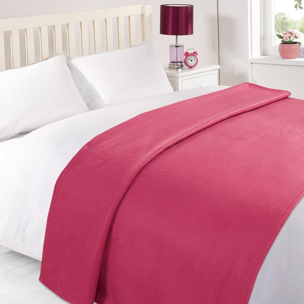 DREAMSCENE plaid, couvre-lit, fuchsia Lits et couvertures Besuche den DREAMSCENE-Store Rose vif 120 X 150 Cm