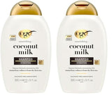 Shampoing au lait de coco OGX (385 ml), effet hydratant Douche et bain Naty Shop 2 x 385 ml