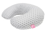 Coussin d'allaitement ergonomique, Oeko-Tex Standard 100, beige Accessoires d'alimentation et d'allaitement Bebe Naty Shop Gris