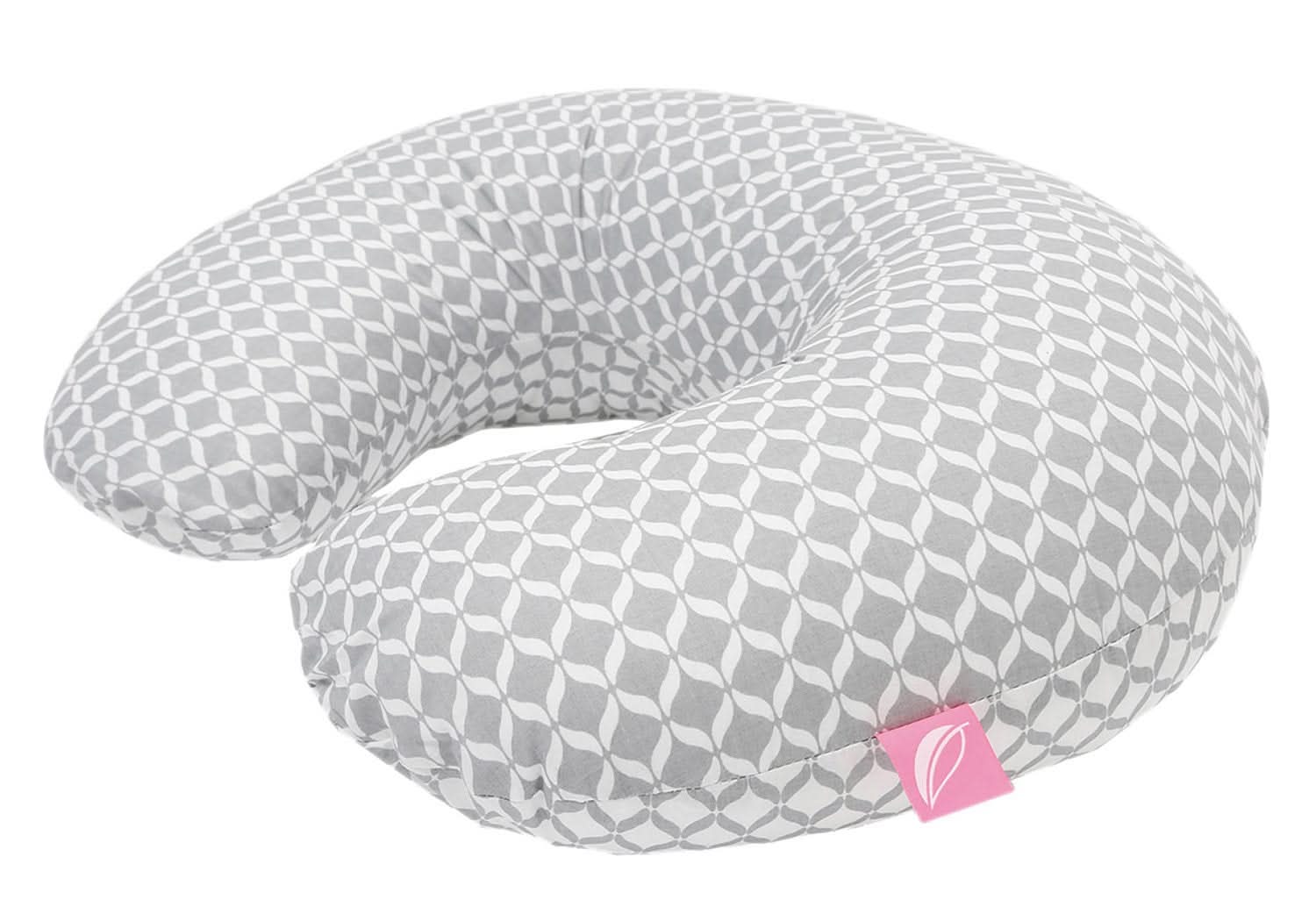 Coussin d'allaitement ergonomique, Oeko-Tex Standard 100, beige Accessoires d'alimentation et d'allaitement Bebe Naty Shop Gris