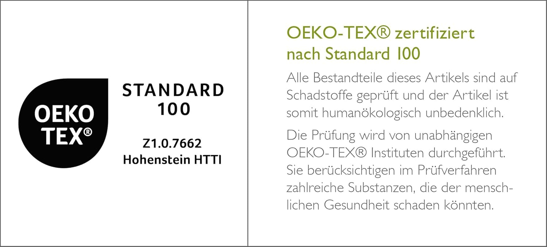 Oreiller Badenia Trendline Eco Aerelle Bleu 80 X 80 Cm, blanc, certifié Oeko-Tex, produit selon la norme de qualité allemande Oreillers standard Naty Shop