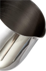 Cilio 0000201383 Carafe à Latte Macchiato, Acier Inoxydable, Argent, 6,4 x 7,4 x 7,6 cm
