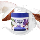 Masque Tulipe Noir Doux et Lisse 400 ml Naty Shop Masque Capillaire Titre Par Défaut