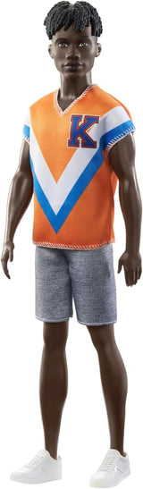 Poupée Barbie Ken Fashionistas - T-shirt imprimé cactus et palmiers, short et baskets blancs, parfait pour les aventures entre amis et se promener en ville, pour les enfants de 3 ans et plus, HJT10 Naty Shop Dolls 0