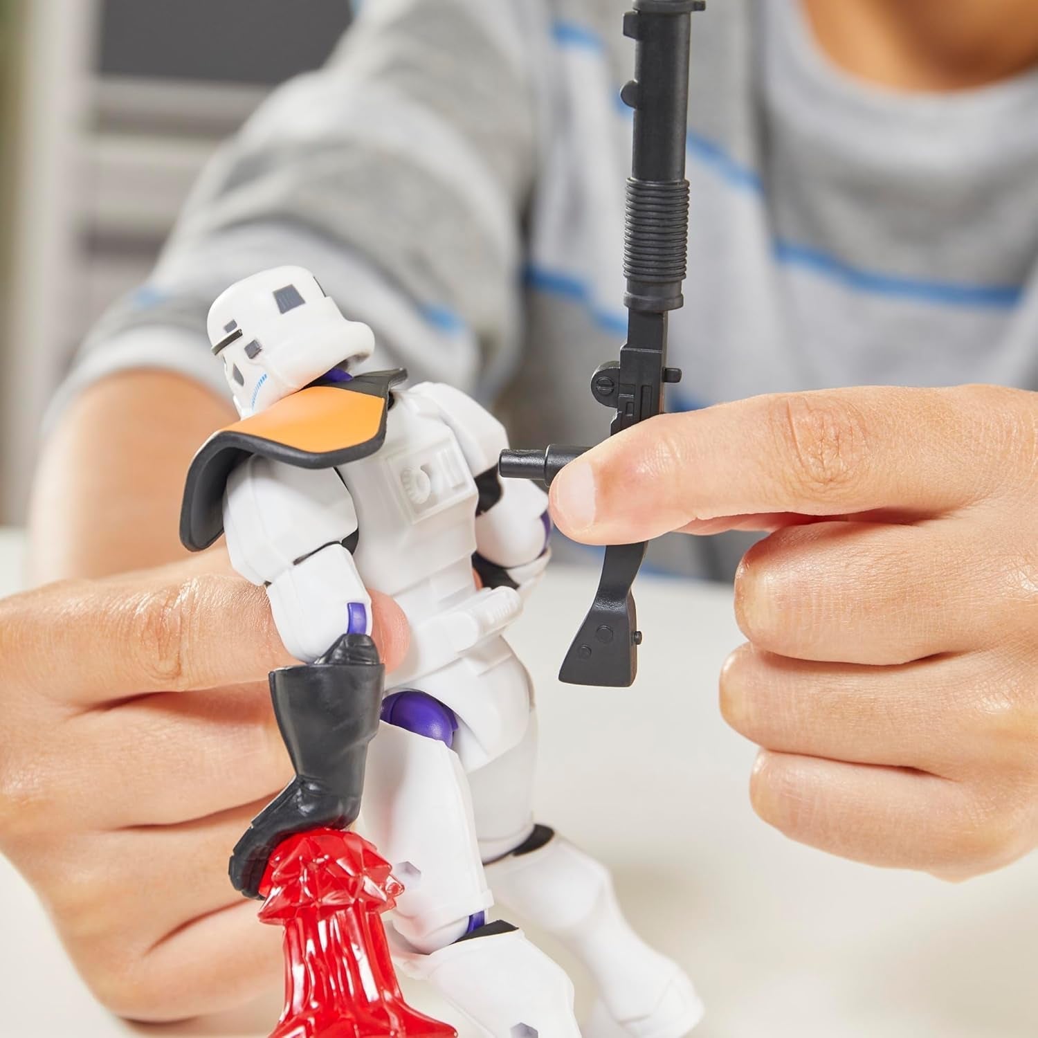 Star Wars Mixmashers Stormtrooper Figurines et accessoires personnalisables à mélanger et à assortir Figurines Naty Shop
