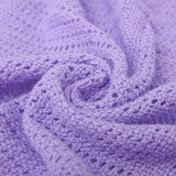Family Literie Lit Double Rose Couverture Cellulaire Coton Réversible Grand Couvre-lit Léger Thermique Doux Couverture Cellulaire Traditionnelle 230 X 230 Cm Couettes Et Couettes Naty Shop Violet Lit Simple (180X230Cm)
