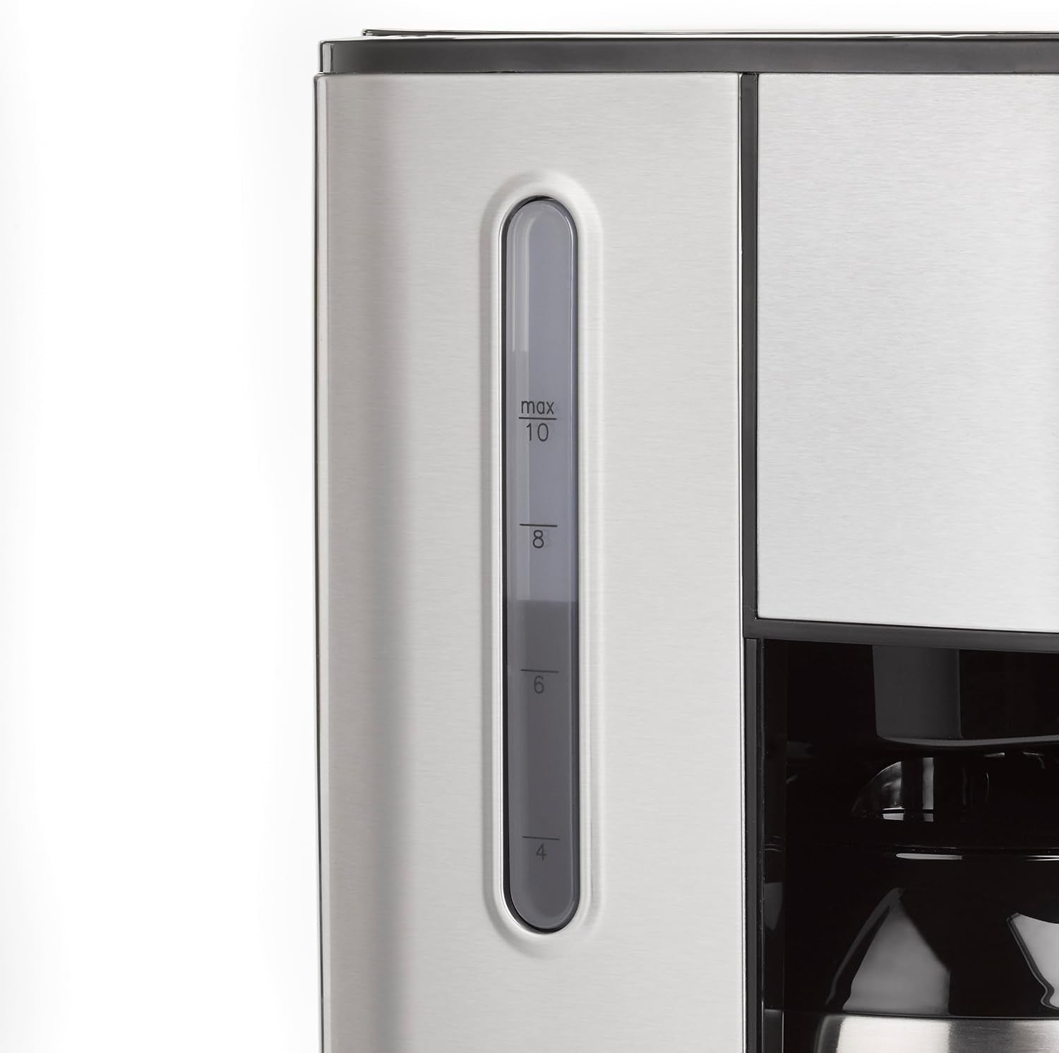Cafetière CASO Selection C 10 Thermo Design – Boîtier en acier inoxydable, carafe isotherme 1,2 l (10 tasses), commandes tactiles et minuterie, fonction Aroma PLUS, filtre permanent, filtre anti-goutte