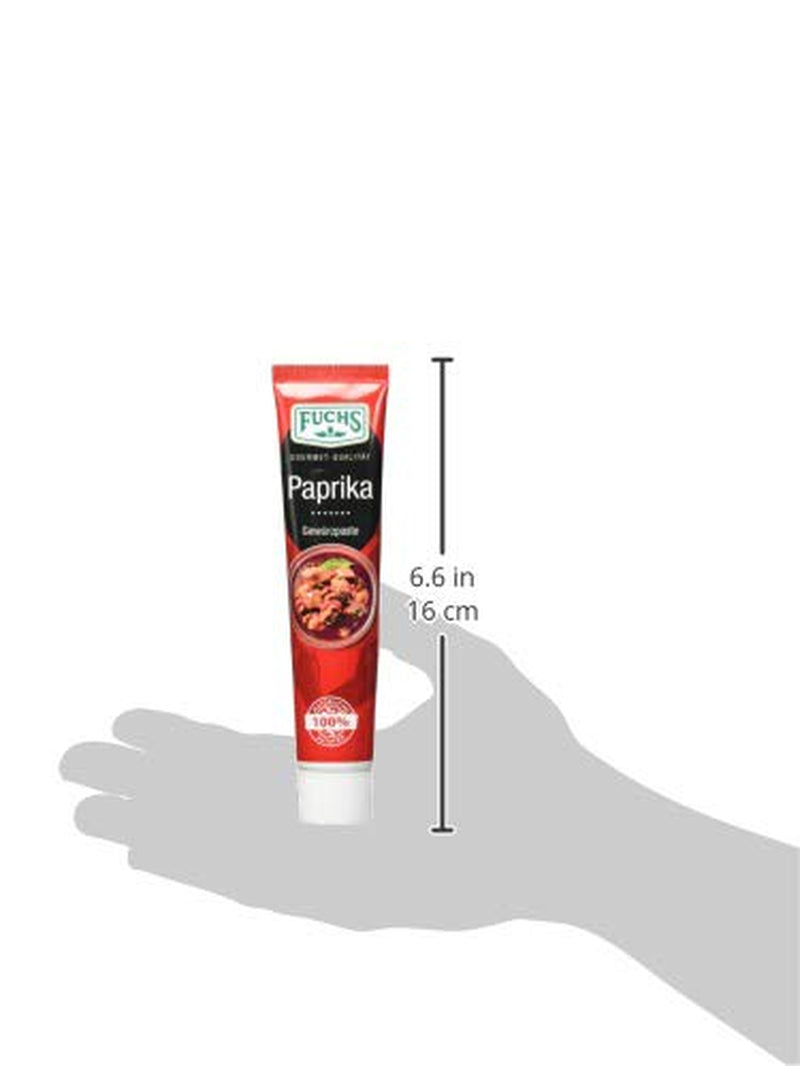 Fuchs Gewürze – Paprika Gewürzpaste, vollmundig piquantes Aroma, Paste zum Würzen von Soßen, Fleisch-Gerichten oder Suppen jeglicher Länder-Küchen, 60 g