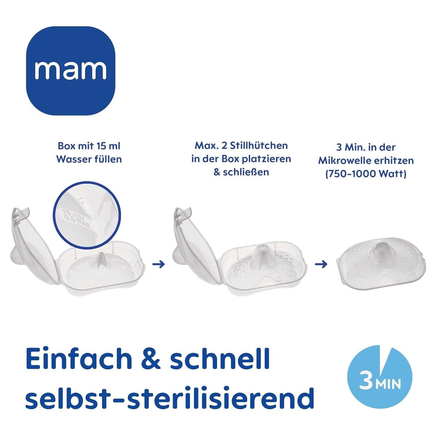 MAM Stillhütchen Größe S (Ø 17 Mm) Im 2Er-Set, Extra Weiche Brusthütchen Zum Schutz Beim Stillen, Brustwarzenschutz Für Maximalen Hautkontakt Zwischen Mutter Und Kind Accessories Alimentation et allaitement Bebe Naty Shop