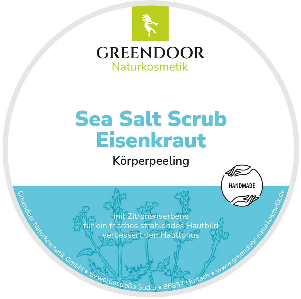 GREENDOOR Gommage Corps, Vegan, Parfum Citron, 280 g Cosmétique et Beauté Naty Shop