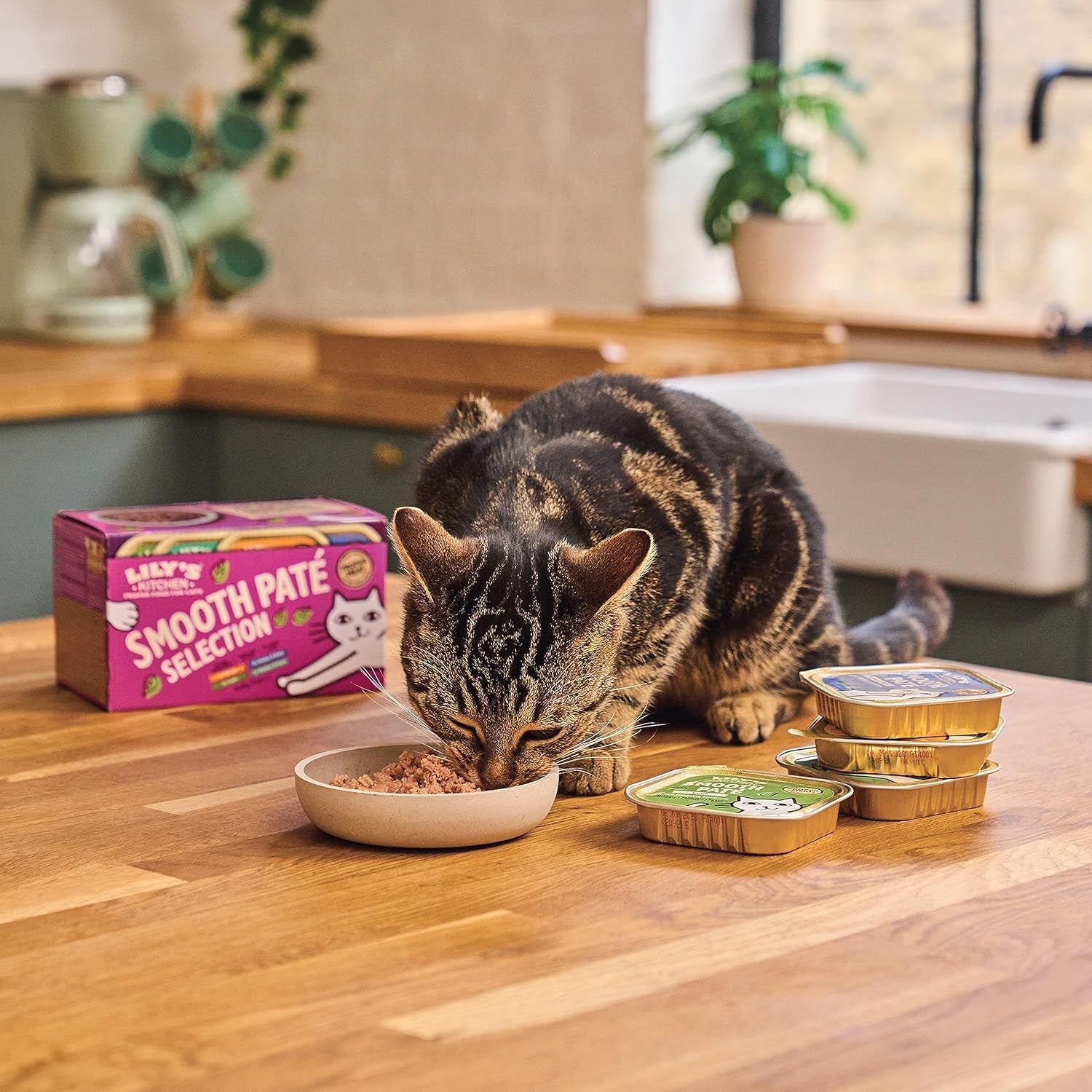 Lily's Kitchen Nourriture naturelle humide pour chat adulte, plateaux, recettes sans céréales, assortiment (32 plateaux x 85 g)
