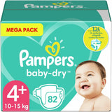 Couches Pampers 81657566 Pantalon Baby-Dry, blanc