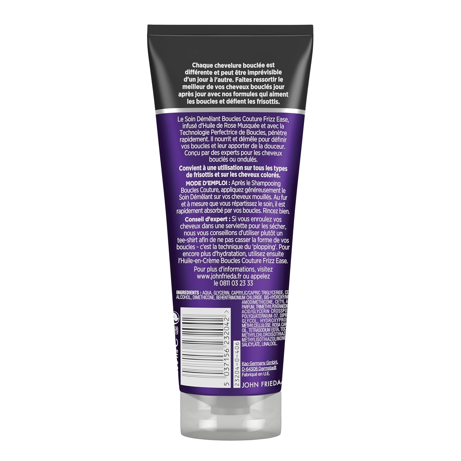 John Frieda Frizz Ease revitalisant pour cheveux démêlants, 250 ml Produits démêlants pour cheveux Naty Shop