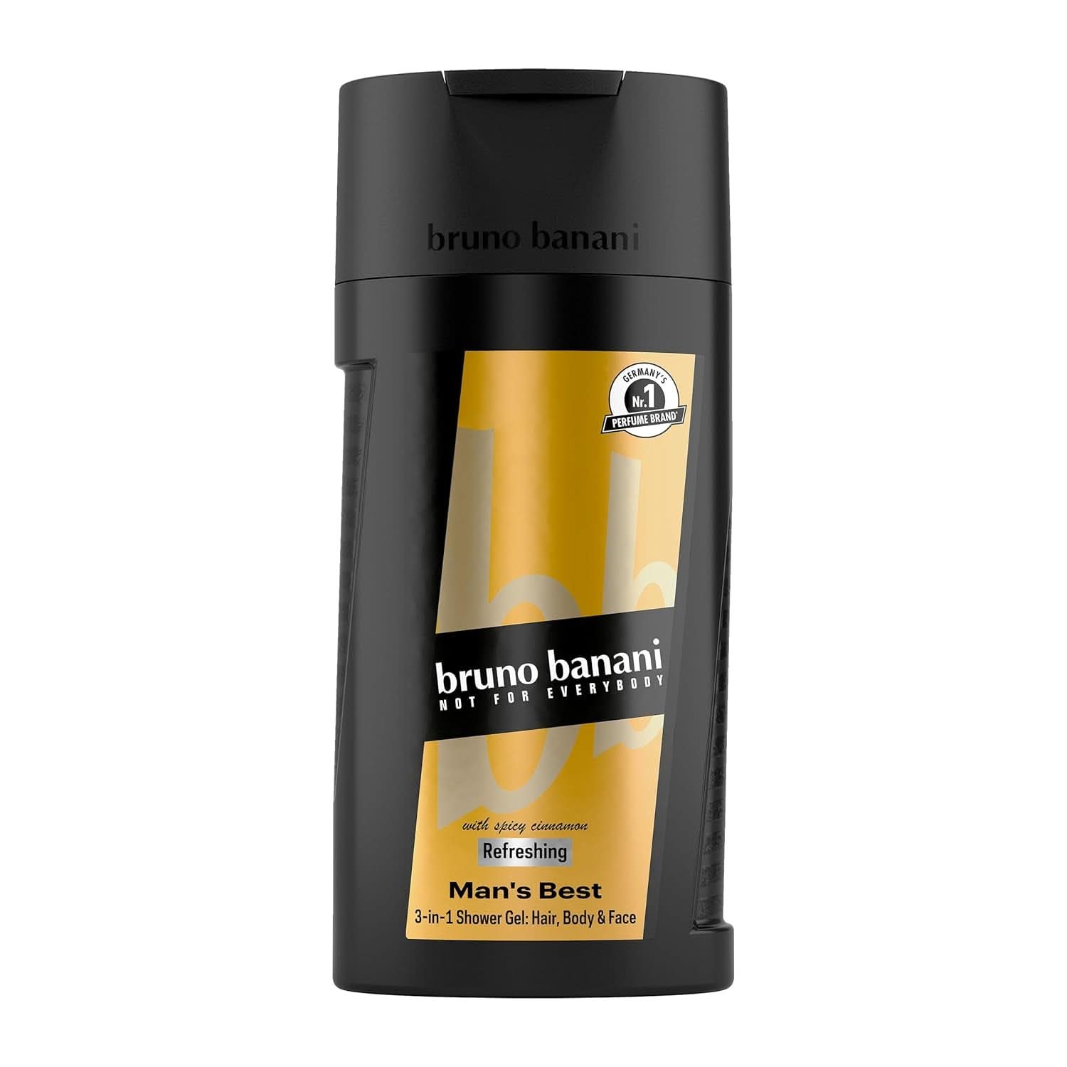 Bruno Banani Loyal Man Gel douche 3 en 1 corps, cheveux et visage, homme, 250 ml Douche et bain Naty Shop 250 ml Poivre rose