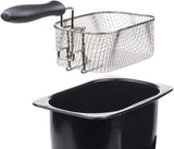 Friteuse Tristar en acier inoxydable - Avec une capacité de 2 litres, fonction zone froide et thermostat réglable jusqu'à 190°C, FR-6919, argent Électroménager Naty Shop