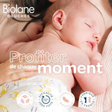 BIOLANE - Couches courtes - Taille 5 (12-18 kg) - étanchéité 12 heures - pack 1 mois - 120 couches - écologique