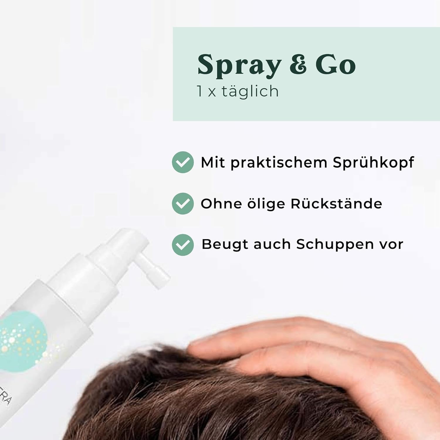 Spray tonique capillaire à l'huile de romarin 100 ml - Le spray à l'huile de romarin accélère naturellement la croissance des cheveux - Remède contre la croissance des cheveux pour femmes et hommes - Sérum contre la chute des cheveux - Huile capillaire au romarin par Cosphera Hair Care Naty Shop