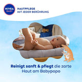 NIVEA BABY Soft & Cream Feuchttücher, Baby Feuchttücher Zur Sanften Reinigung Empfindlicher Babyhaut, Hypoallergene Feuchttücher Für Babies Mit Mandelöl and Vitaminen (4 X 57 Stück) Naty Shop