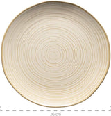 MÄSER 931512 Nottingham Vintage Series Service de table pour 4 personnes, service combiné de 20 pièces avec formes rondes irrégulières au look rétro, carrelage, beige