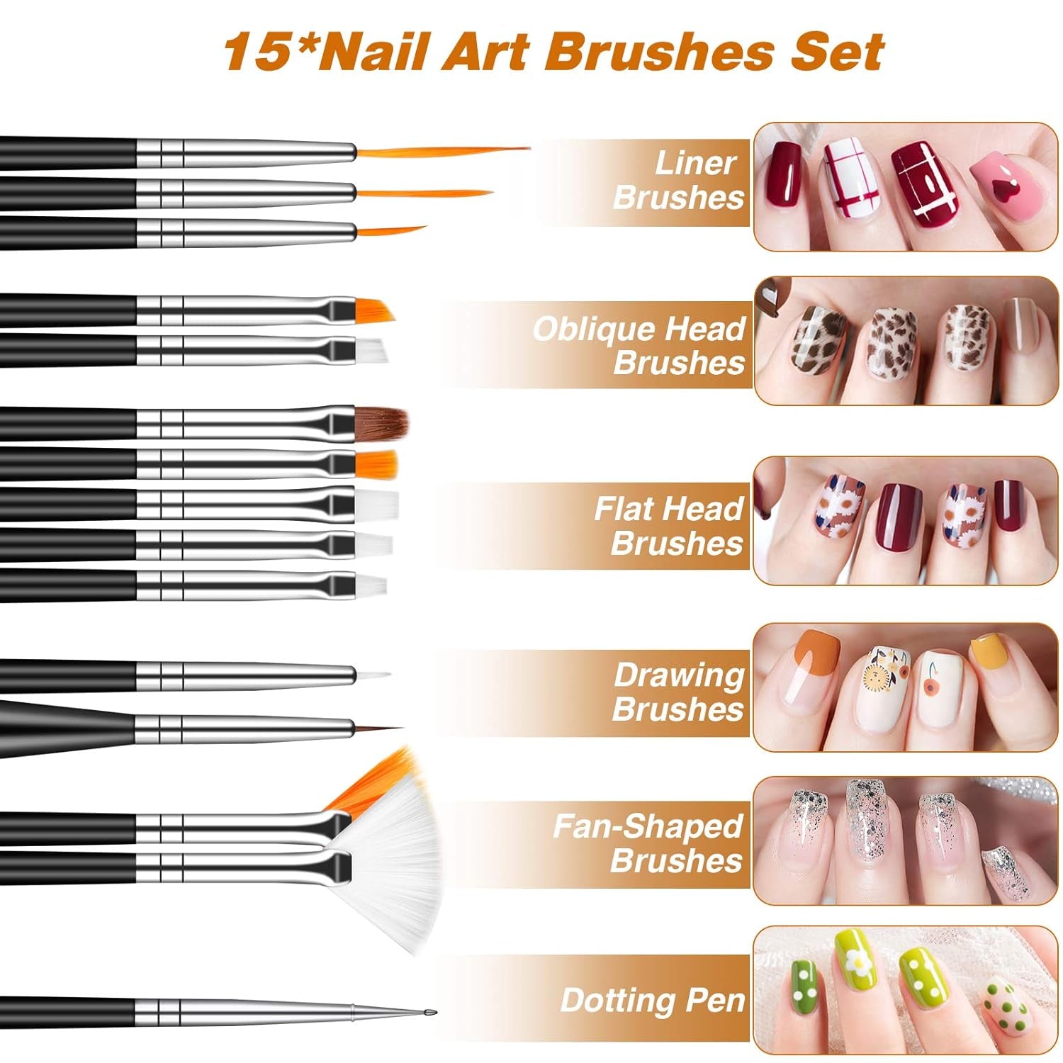 MELLIEX 45 pièces ensemble de décoration d'ongles, pinces à ongles, strass, paillettes, feuille d'or, conception de stylos à points, bande de ruban pour l'art des ongles, ensemble de manucure