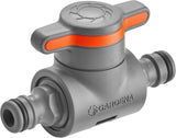 Gardena Raccord avec vanne de régulation, gris, orange