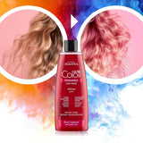 Joanna Ultra Color - Après-shampooing rose pour cheveux blonds et clairs - Rose pastel - Brillance naturelle - Élimine la teinte jaune des cheveux gris-blonds - Effet temporaire - 150 ml Teinture capillaire Naty Shop