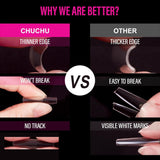 Types d'ongles en Gel moyen Ballerine, 504 pièces: pointes d'ongles en Gel PMMA, Extensions d'ongles, ongles artificiels, 12 tailles