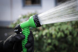 BGS bricolage 70903 | Tuyau d'eau | Textiles | Flexible | avec douche de jardin à 7 fonctions | 3-10 m