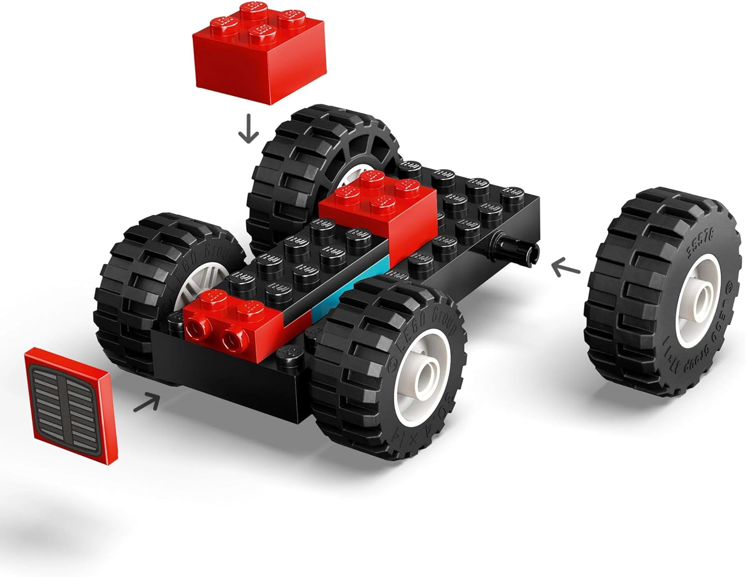 Tracteur LEGO City avec remorque - Jouet de ferme avec tracteur et figurines d'animaux - Ensembles de jeu Montessori pour garçons et filles à partir de 4 ans - Cadeau avec 2 figurines 60461 Jeux de construction Besuche den LEGO-Store