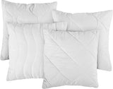 Traumnacht Oreiller roulette confortable, Lot de 4 oreillers, Avec housse matelassée et rembourrage en mousse, 40 X 40 cm, Certifié Oeko-Tex, Fabriqué selon la norme de qualité allemande Oreillers standard Naty Shop Titre par défaut