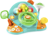 Bright Starts, volant jouet, pilote lumières et couleurs, avec musique, bruits de voiture, clignotants, levier de vitesses et plus Bebe Naty Shop Jouets