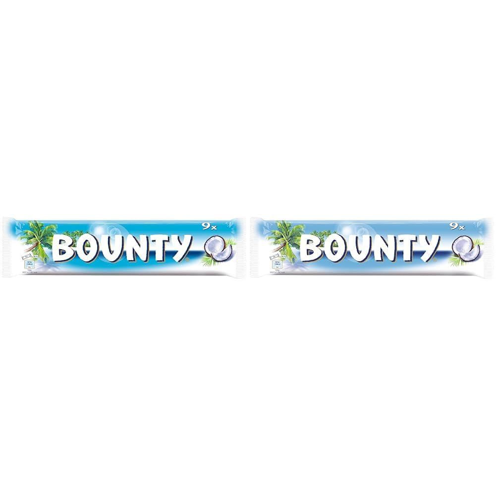 Barres de chocolat Bounty | Noix de coco et chocolat | Différentes tailles de conditionnement