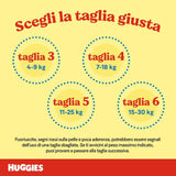 Couches Huggies Unistar, taille 4 (7-14 kg), paquet de 128 couches (de base)
